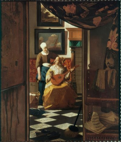 The Love Letter by Jan Vermeer van Delft